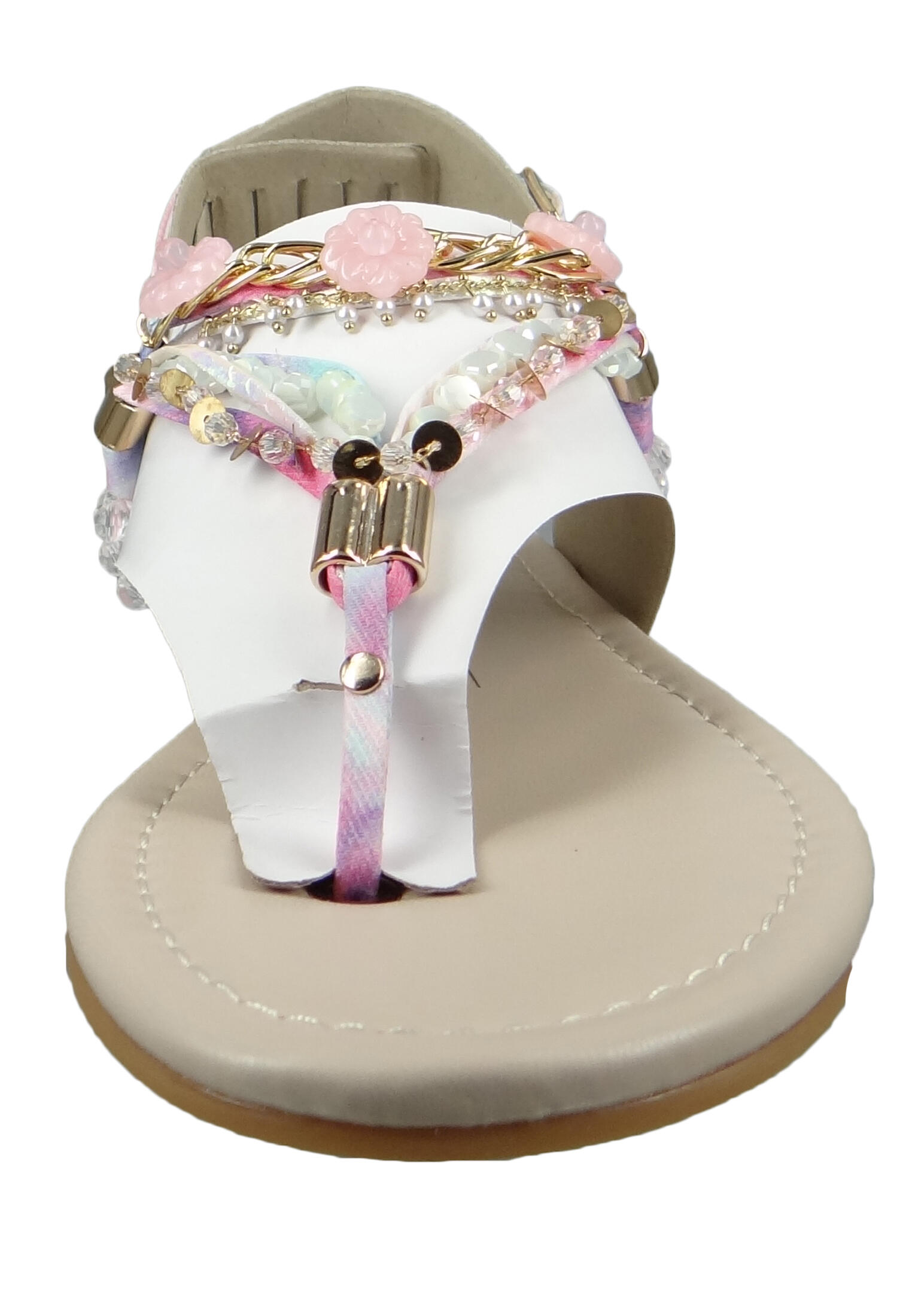 Buffalo Dames Teenscheider Sandalen Capri Vacay Vegan 1600132 roze 5/6