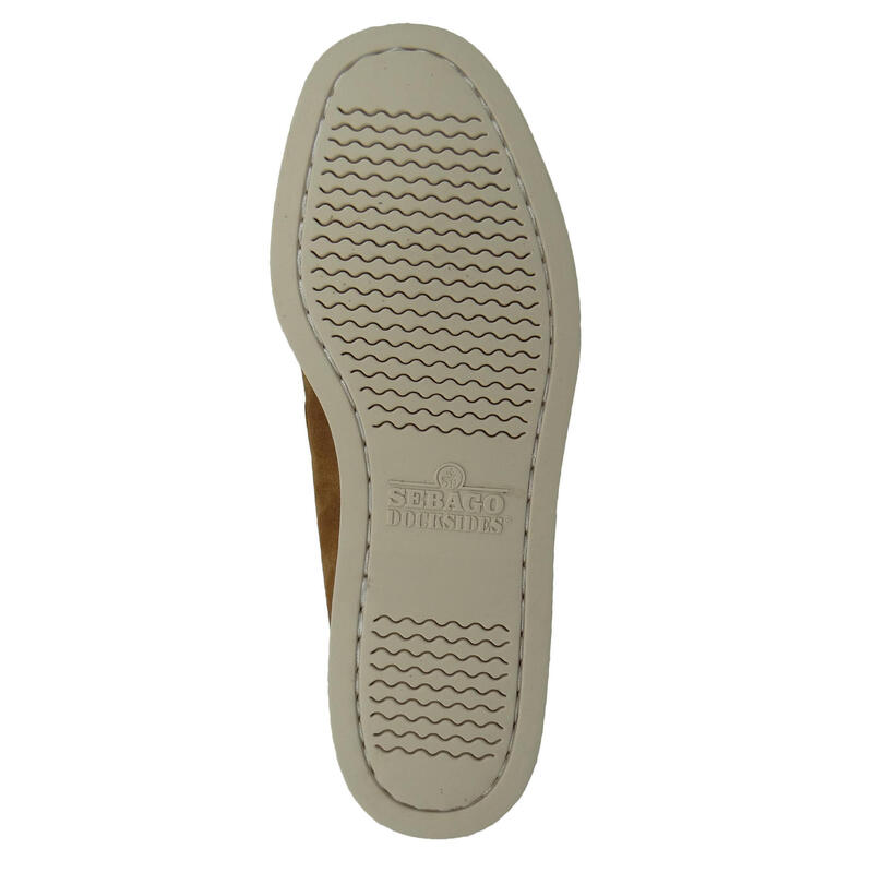 Portland Scarpa da barca in pelle scamosciata beige rimpolpata SEBAGO