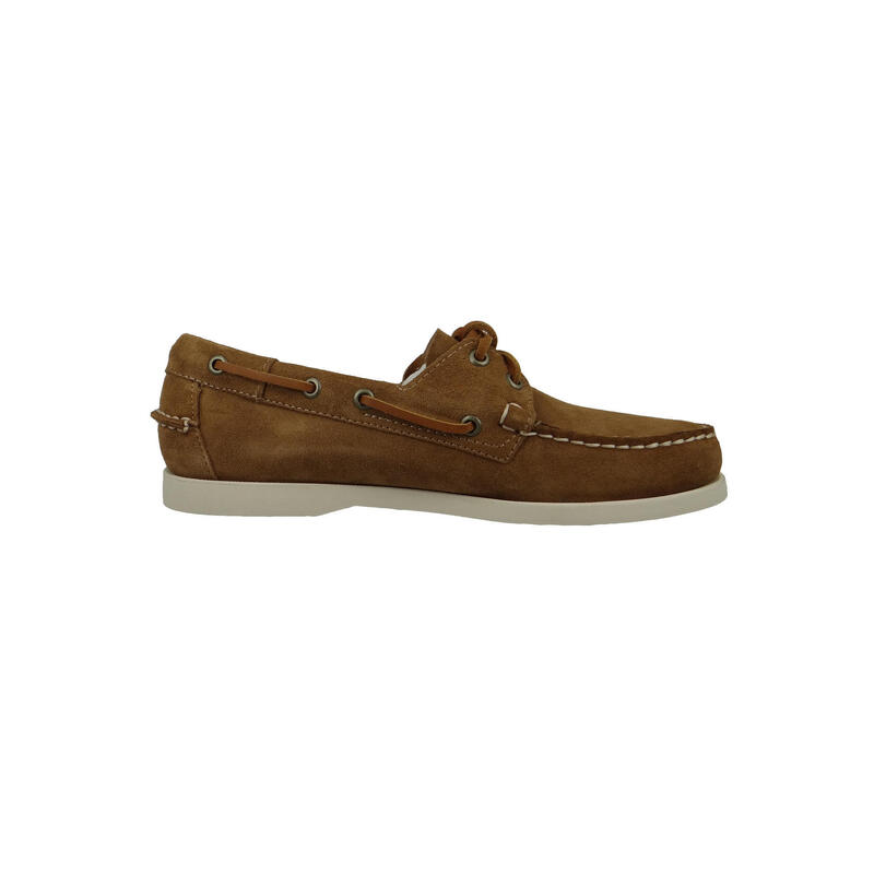 Chaussure bateau Portland Flesh out cuir suède beige SEBAGO