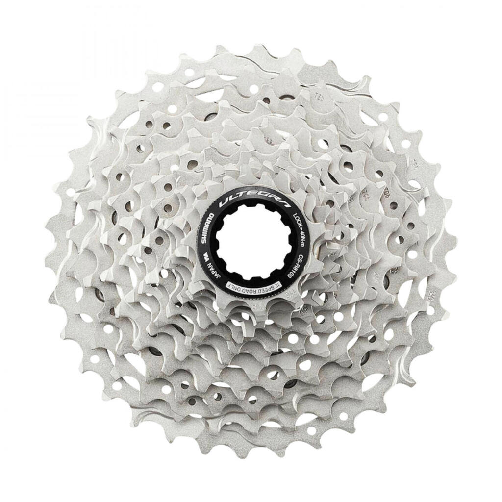 Shimano Ultegra CS-R8100 12-Speed HYPERGLIDE+ Road Cassette.