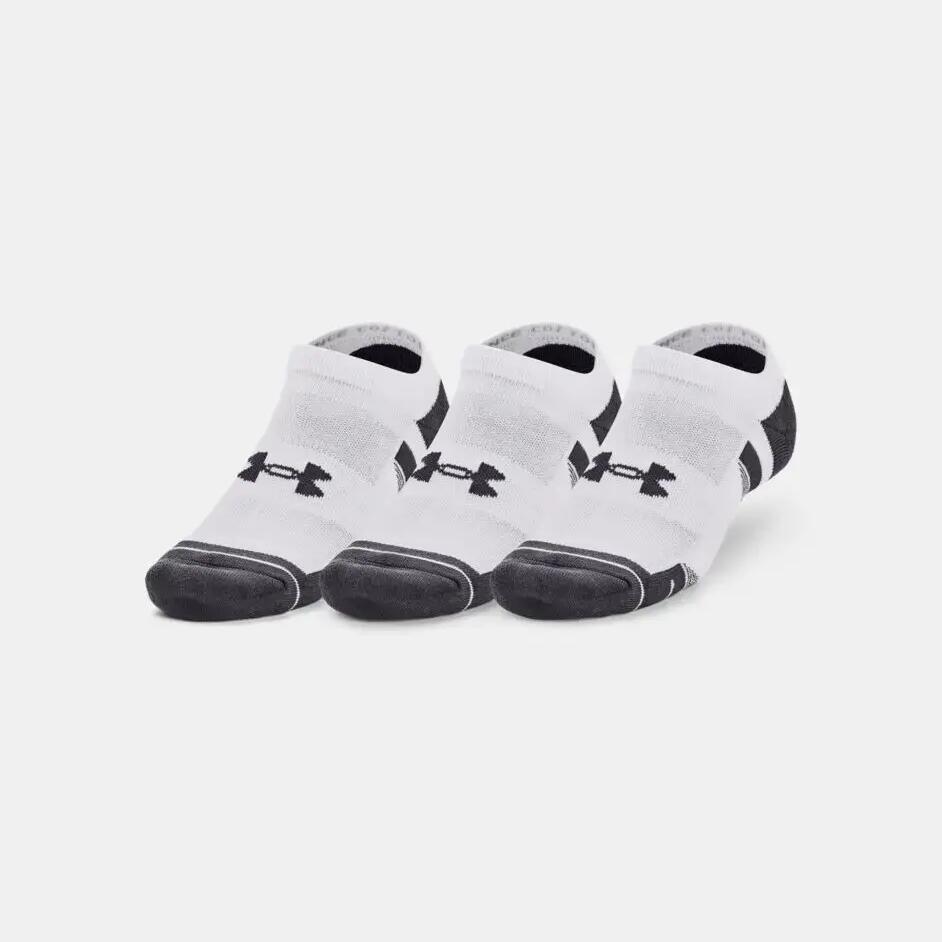 3-Pack Under Armour Performance Tech Low-Cut White Socks