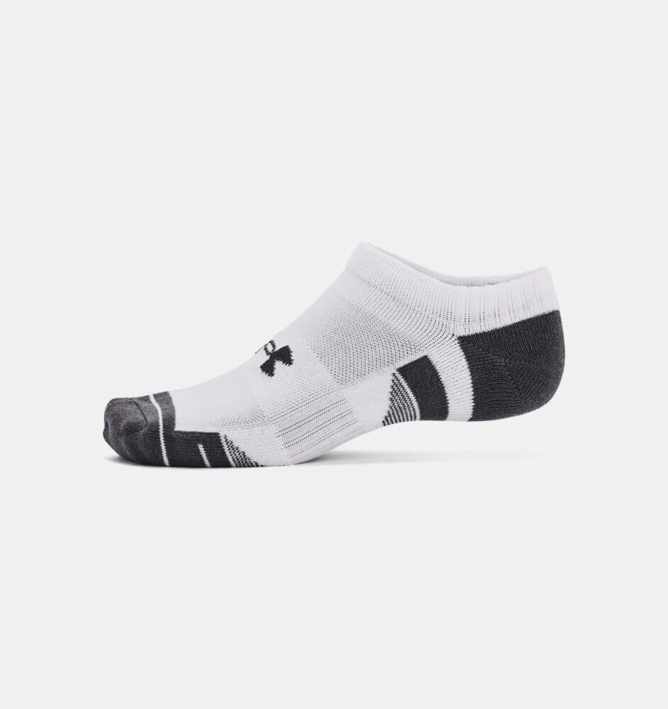 Lot de 3 paires de chaussettes basses blanches Under Armour Performance Tech 4/4