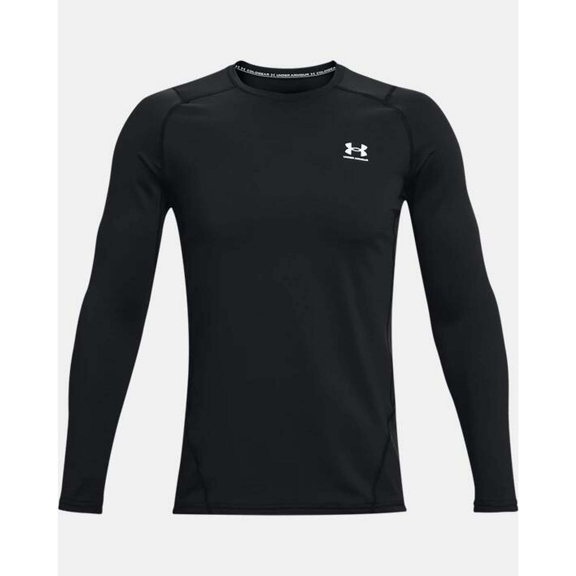 Tricou cu mânecă lungă Lycra ColdGear® Under Armour, Negru