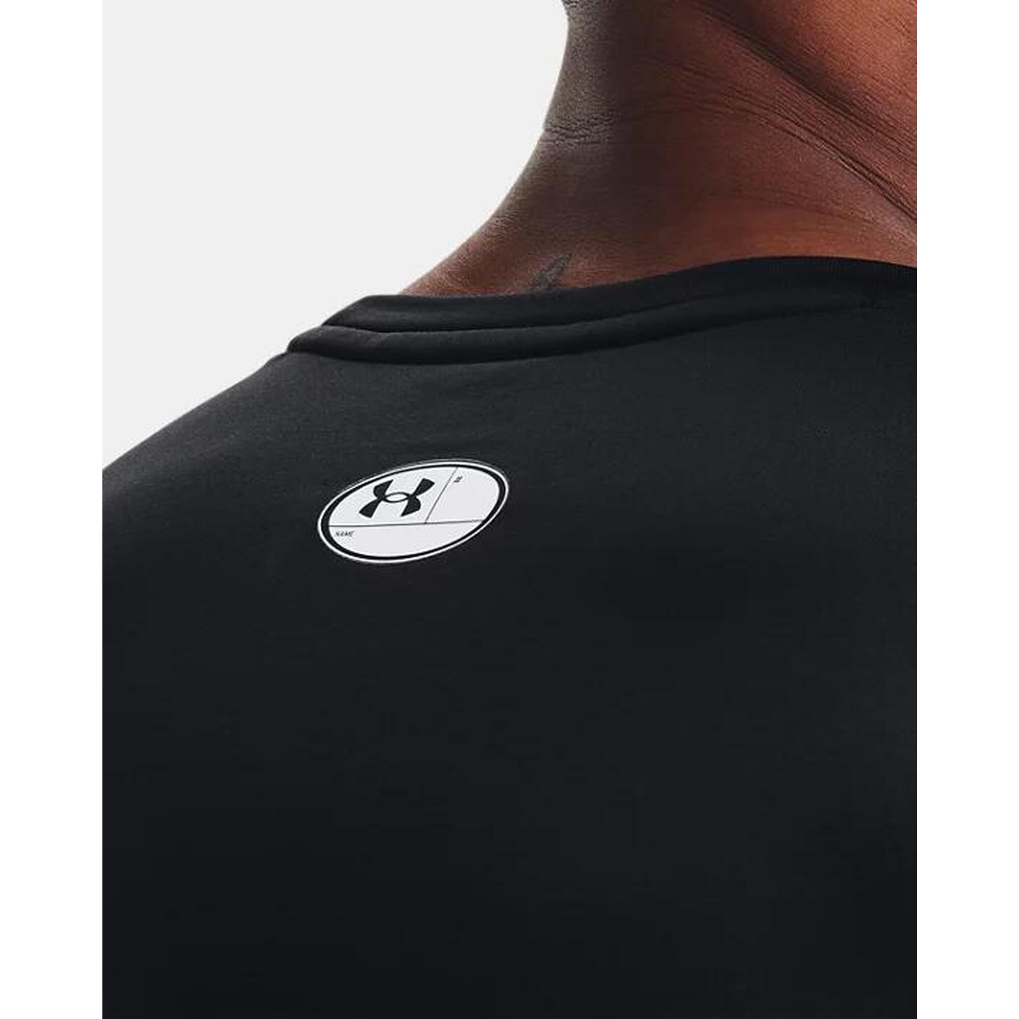 Camiseta Lycra Negra De Under Armour