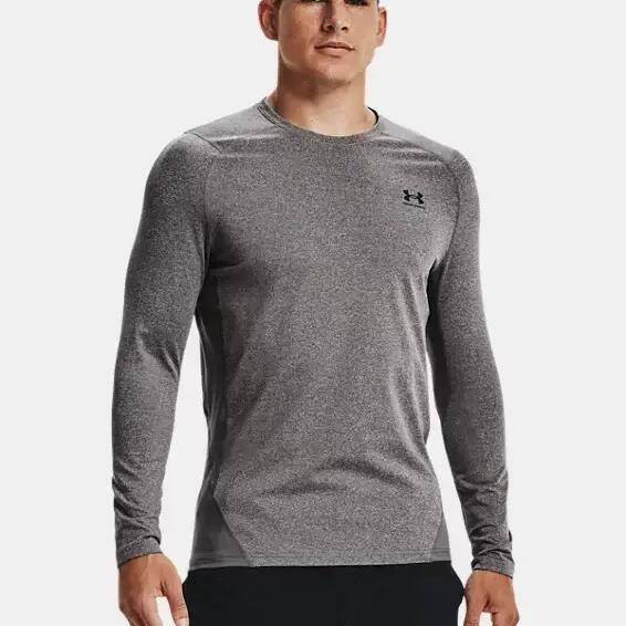 Under Armour ColdGear® Lycra Long Sleeve T-Shirt Gray