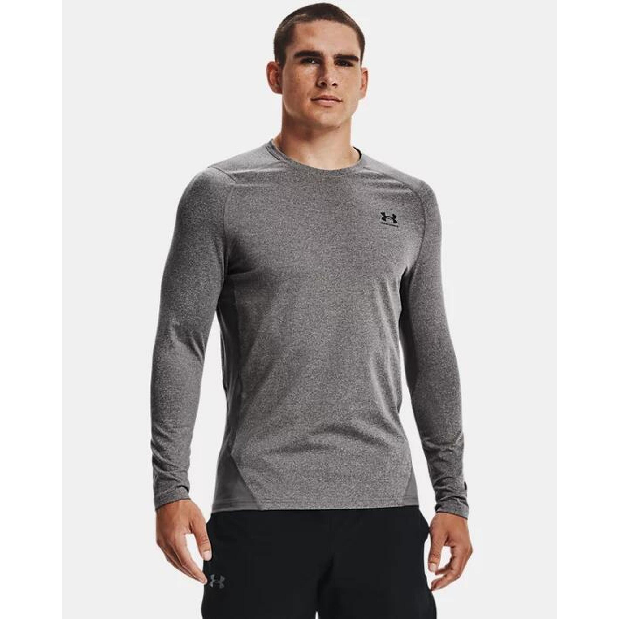 Under Armour - T-shirt Manches Longues Lycra Coldgear® Under Armour Gris - Sous Vêtement Haut - Gris - 42 M/l - Decathlon