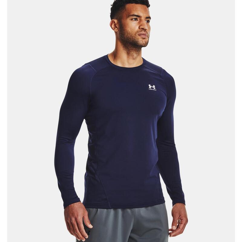 Camiseta De Lycra Under Armour En Azul Marino