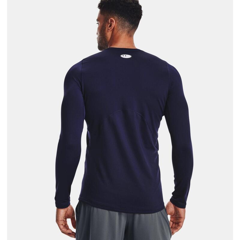 Tricou cu mâneci lungi din Lycra ColdGear® Under Armour - Bleumarin