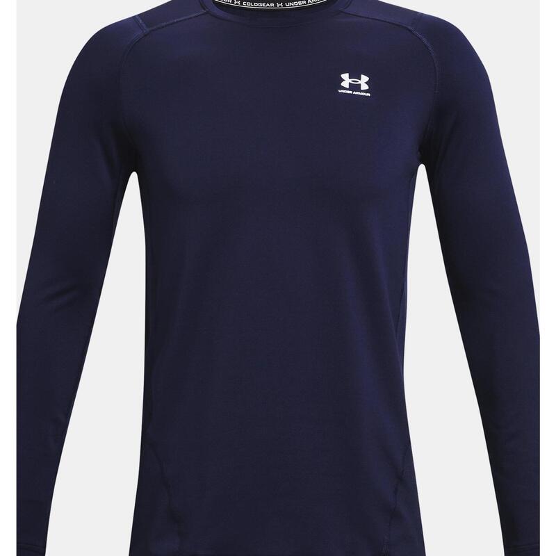 Tricou cu mâneci lungi din Lycra ColdGear® Under Armour - Bleumarin