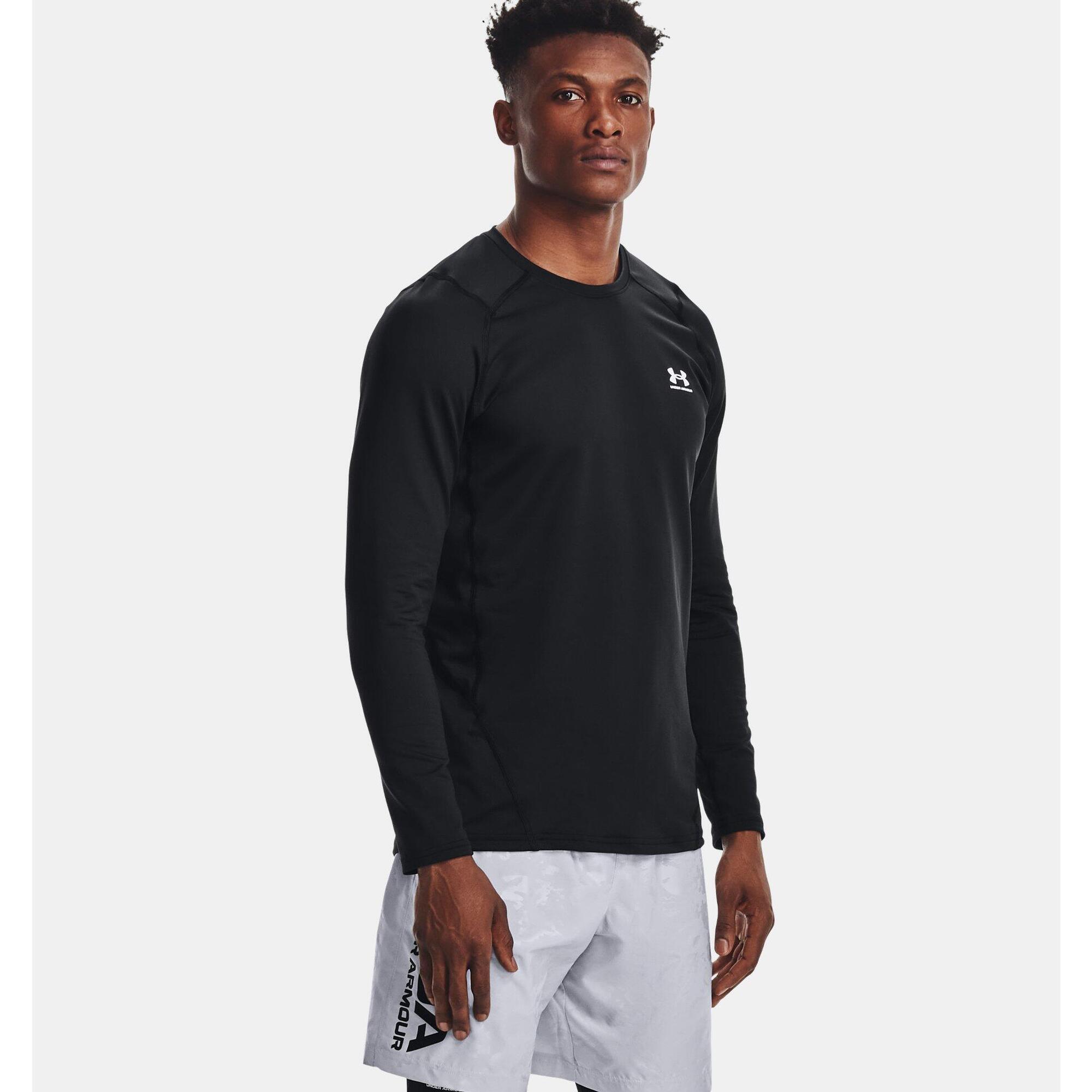 Under Armour - T-shirt Manches Longues Lycra Coldgear® Under Armour Noir - Sous Vêtement Haut - Noir - 38 S - Decathlon