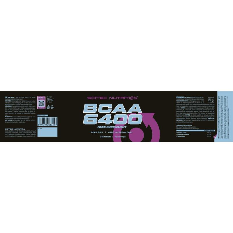 BCAA 6400 - 375 Tabs