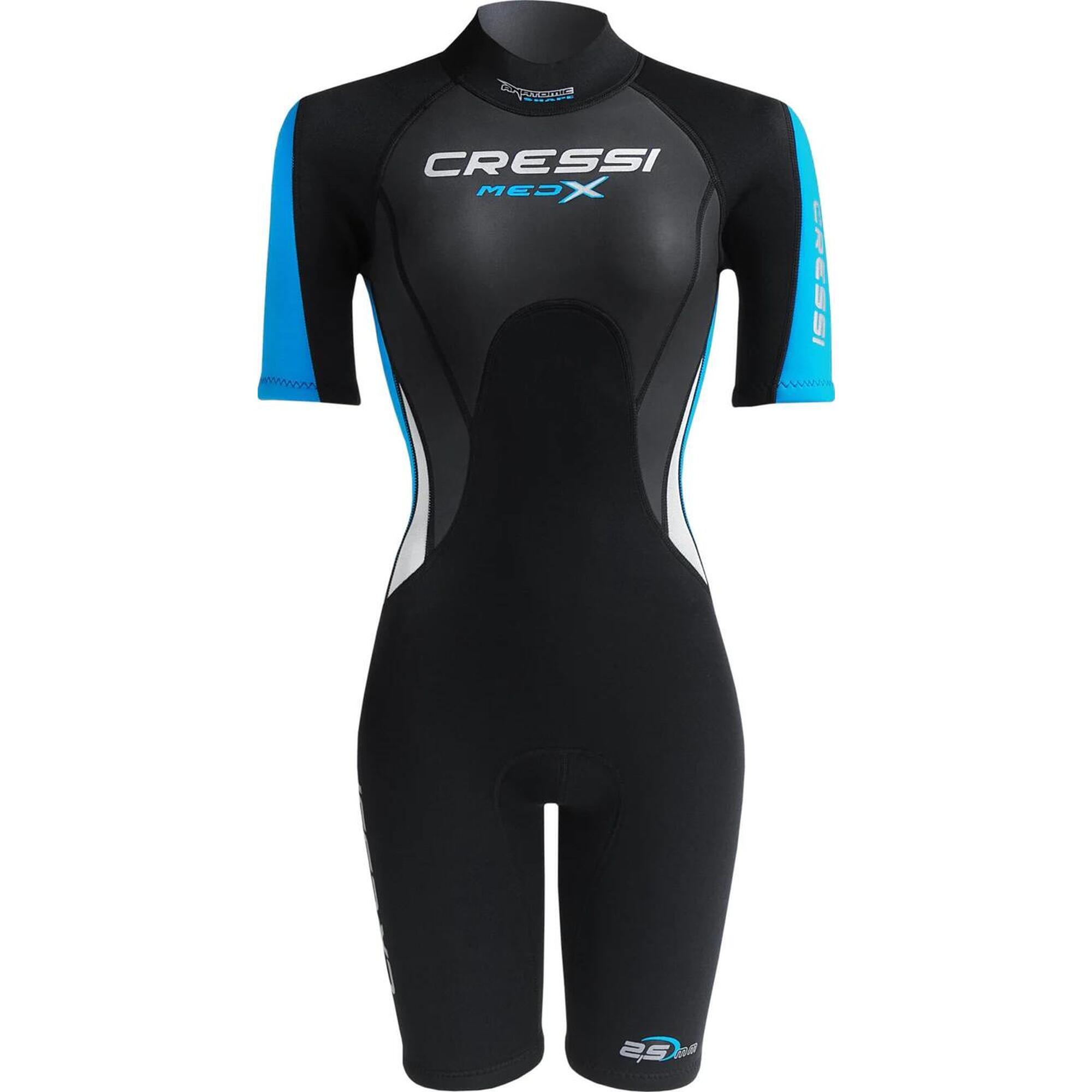 Med X Shorty Lady 2.5 mm Wetsuit - Black