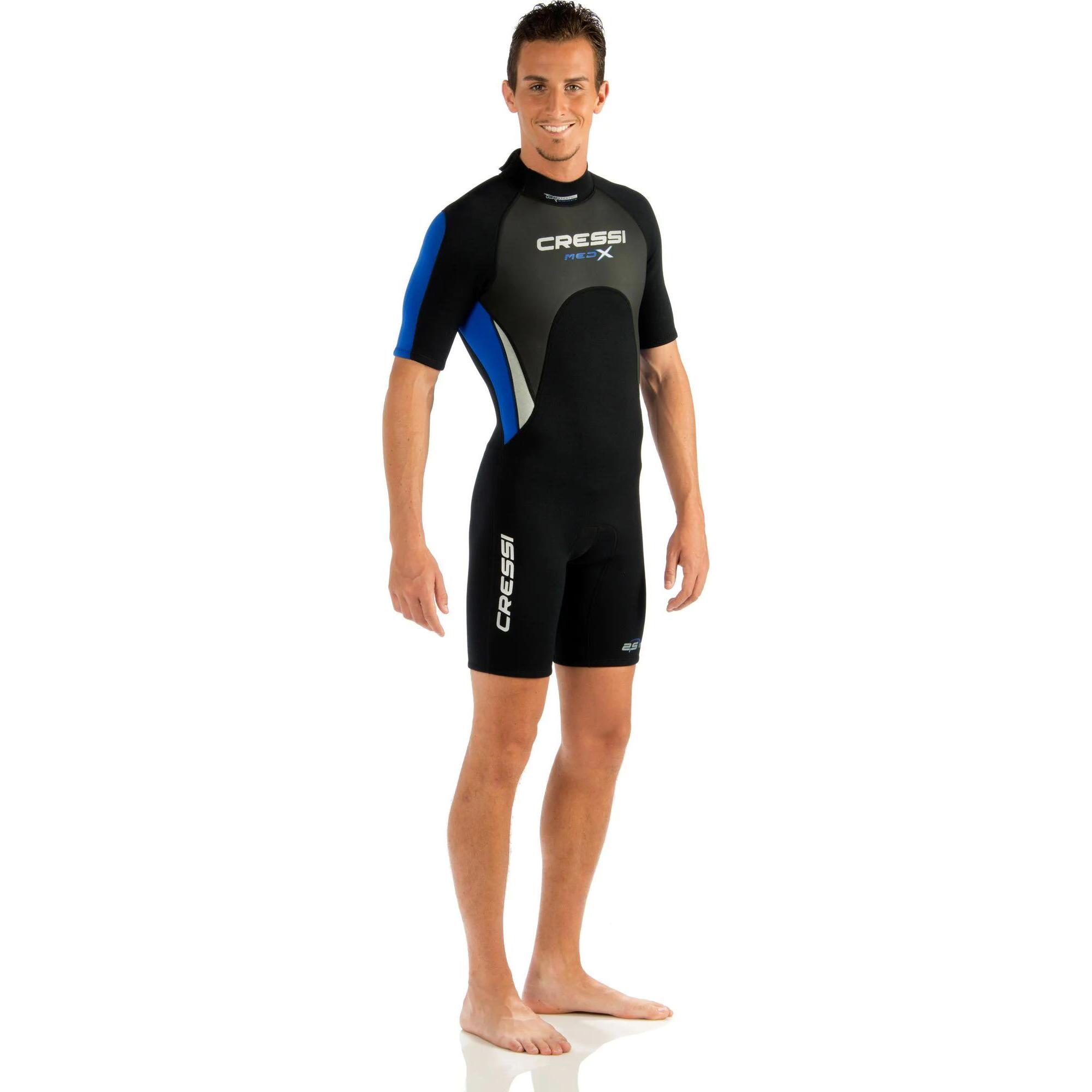 Med X Man 2.5 mm Shorty Wetsuit - Black