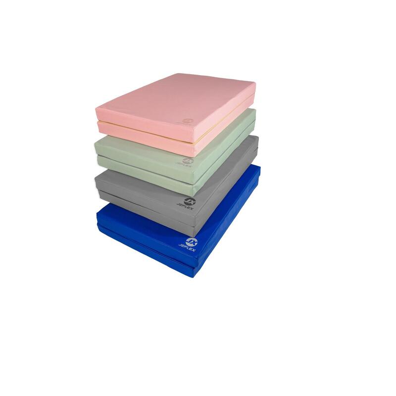 Turnmatte 200 x 70 x 8 cm pink/beige Weichbodenmatte klappbar Jeflex