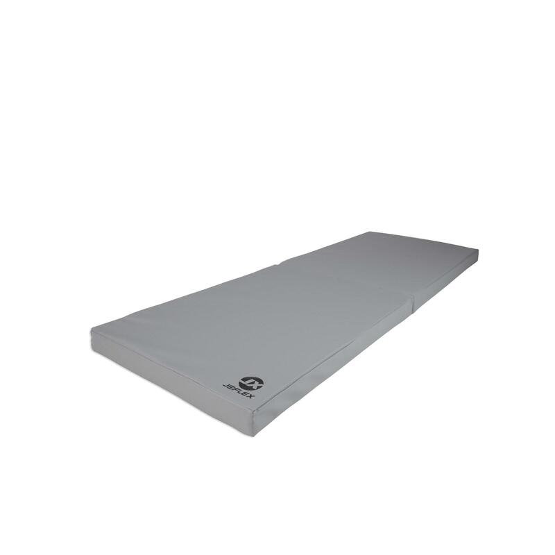 Turnmatte 200 x 70 x 8 cm grau/schwarz Weichbodenmatte klappbar Jeflex