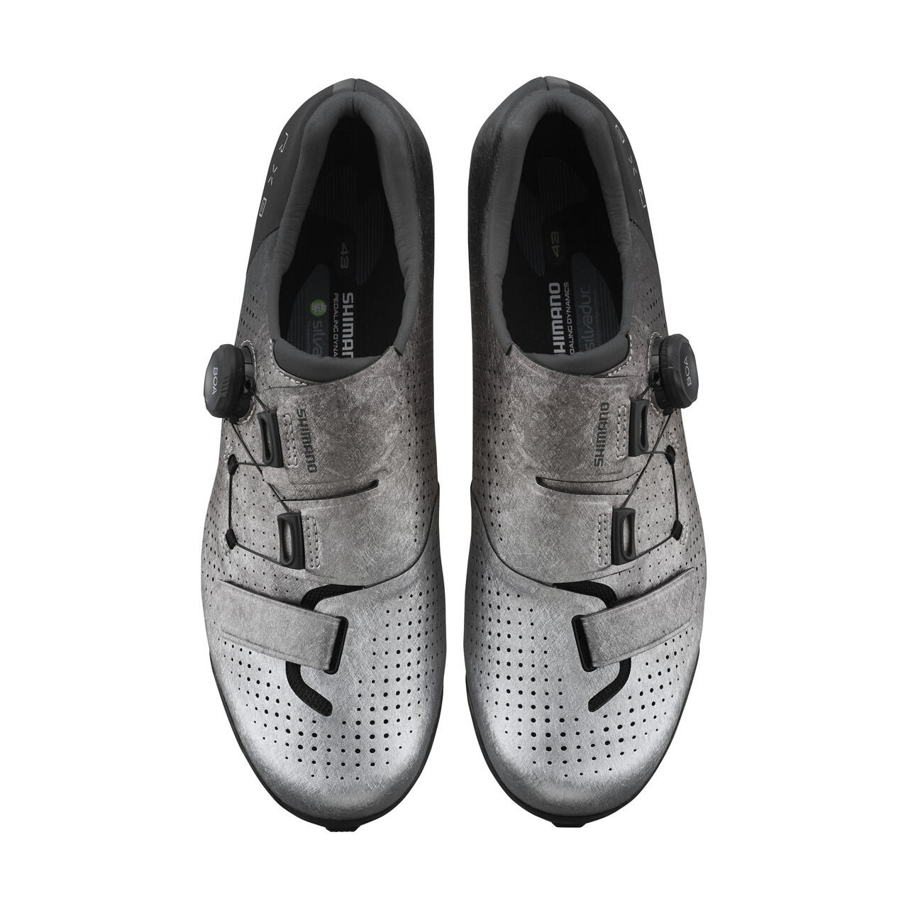 SHIMANO Grind - Fietsschoenen RX801, Zilver 3/5