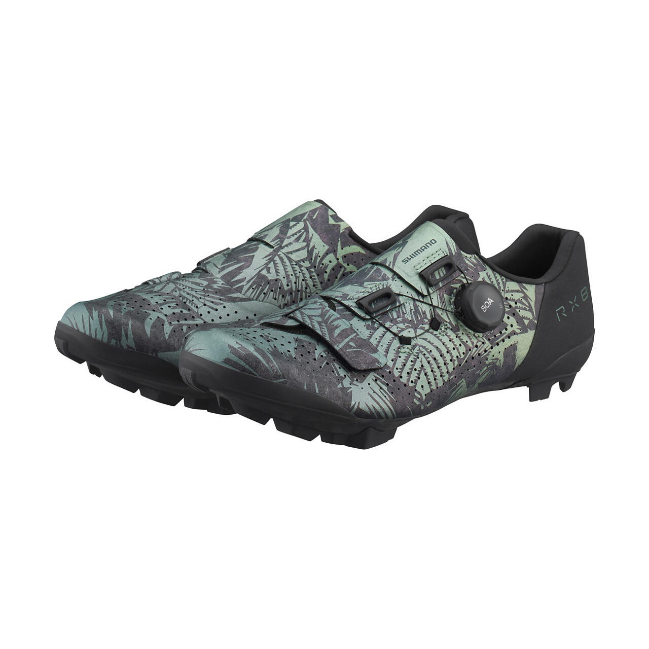 Gravel - Fahrradschuhe  RX80, Tropical Leaves 3/5
