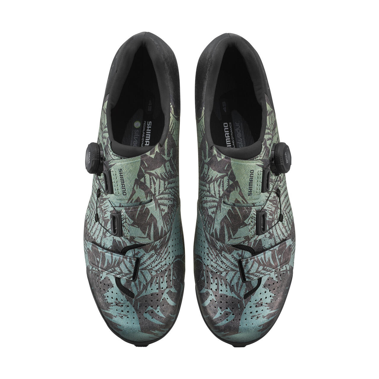 Gravel - Fahrradschuhe  RX80, Tropical Leaves 4/5