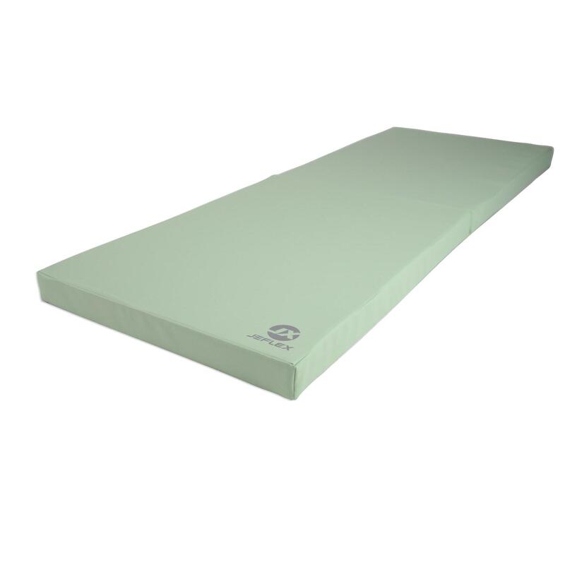 Tapis de gymnastique 200x70x8cm vert/gris Tapis de sol souple pliable Jeflex