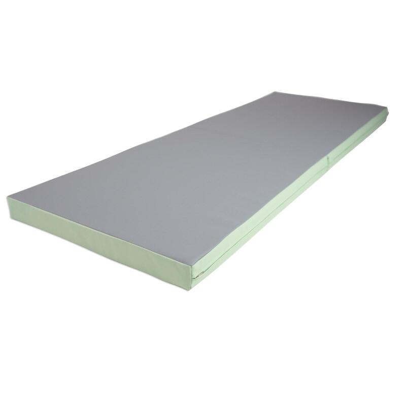 Tapis de gymnastique 200x70x8cm vert/gris Tapis de sol souple pliable Jeflex