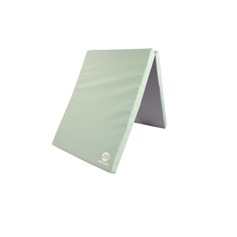 Tapis de gymnastique 200x70x8cm vert/gris Tapis de sol souple pliable Jeflex