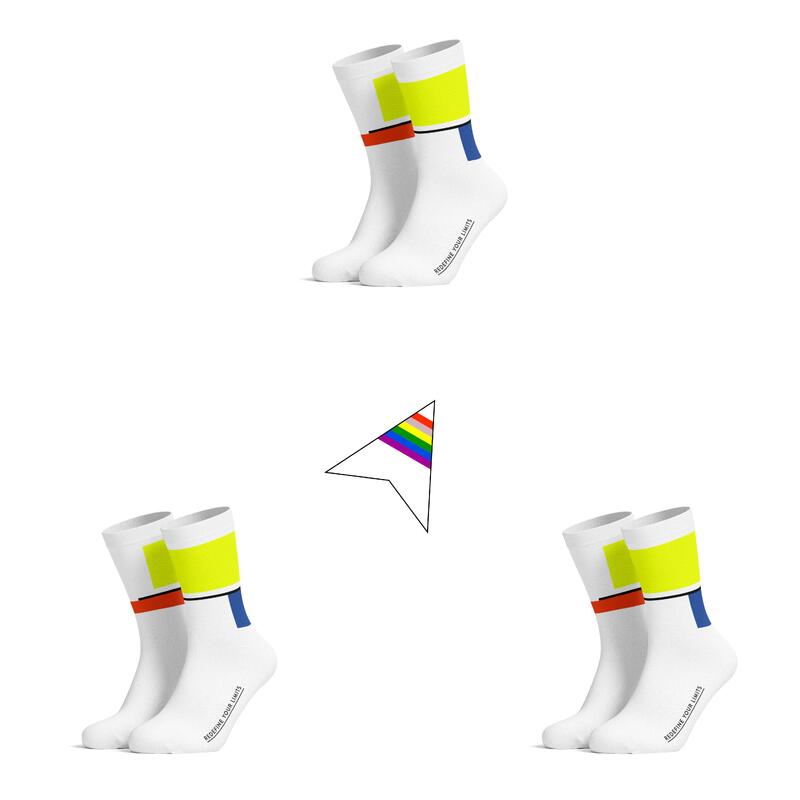 Offre groupée de chaussettes velo performance unisex