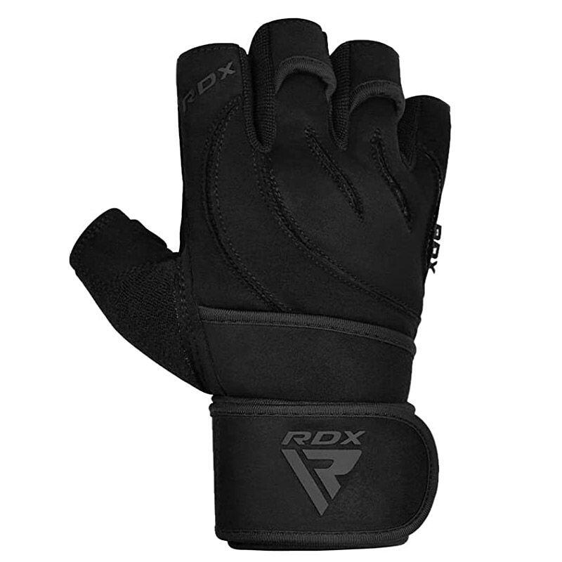 Manusi sala, pentru haltere RDX L4 Open finger, Negru, L