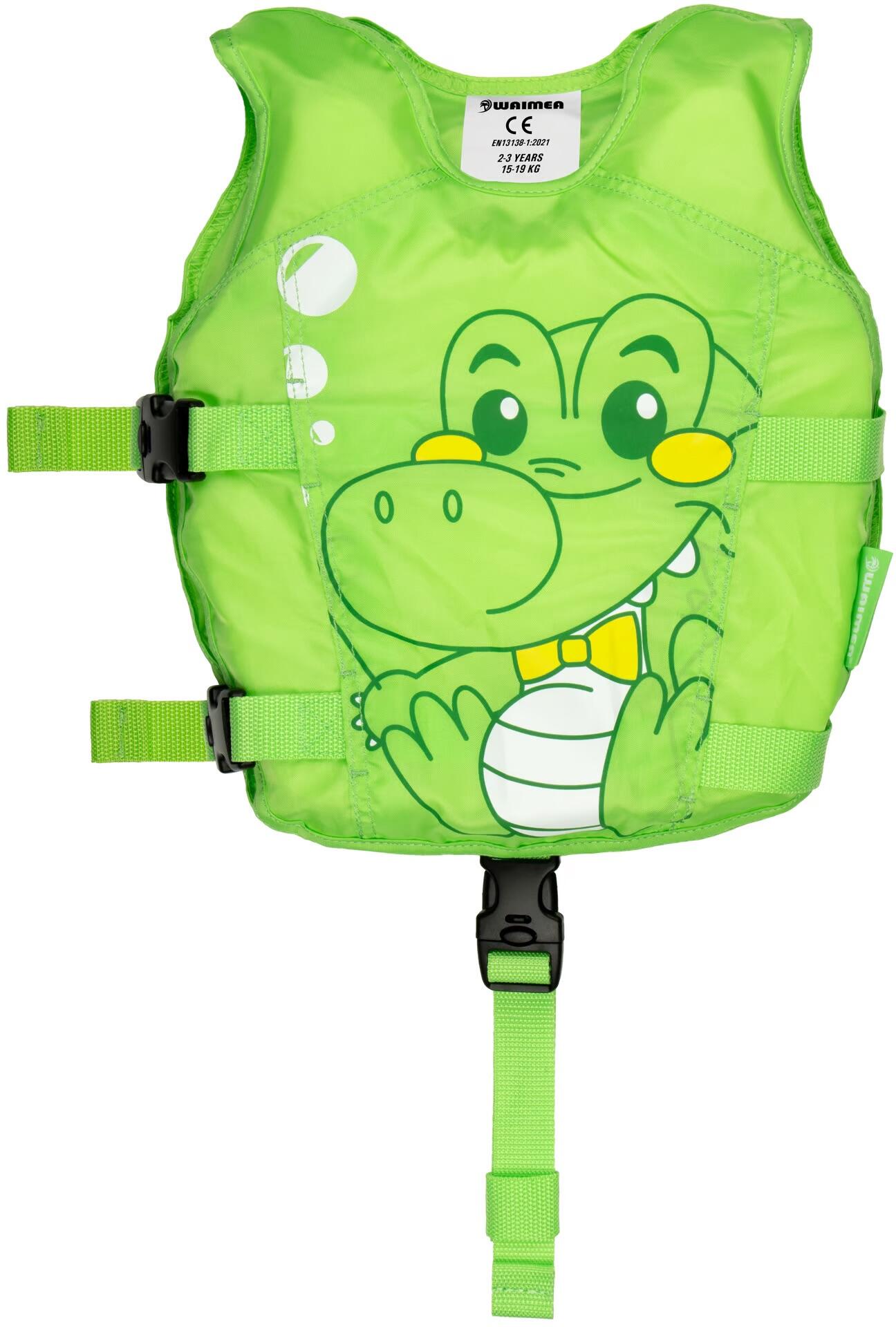 WAIMEA Kinderschwimmweste Tier - 2-3 Jahre - 15-19 kg - Grün