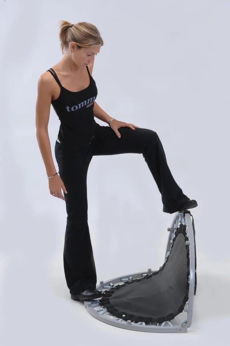 Trambulina Garlando Fit & Balance To Go M, negru/albastru, 101 cm 5/5