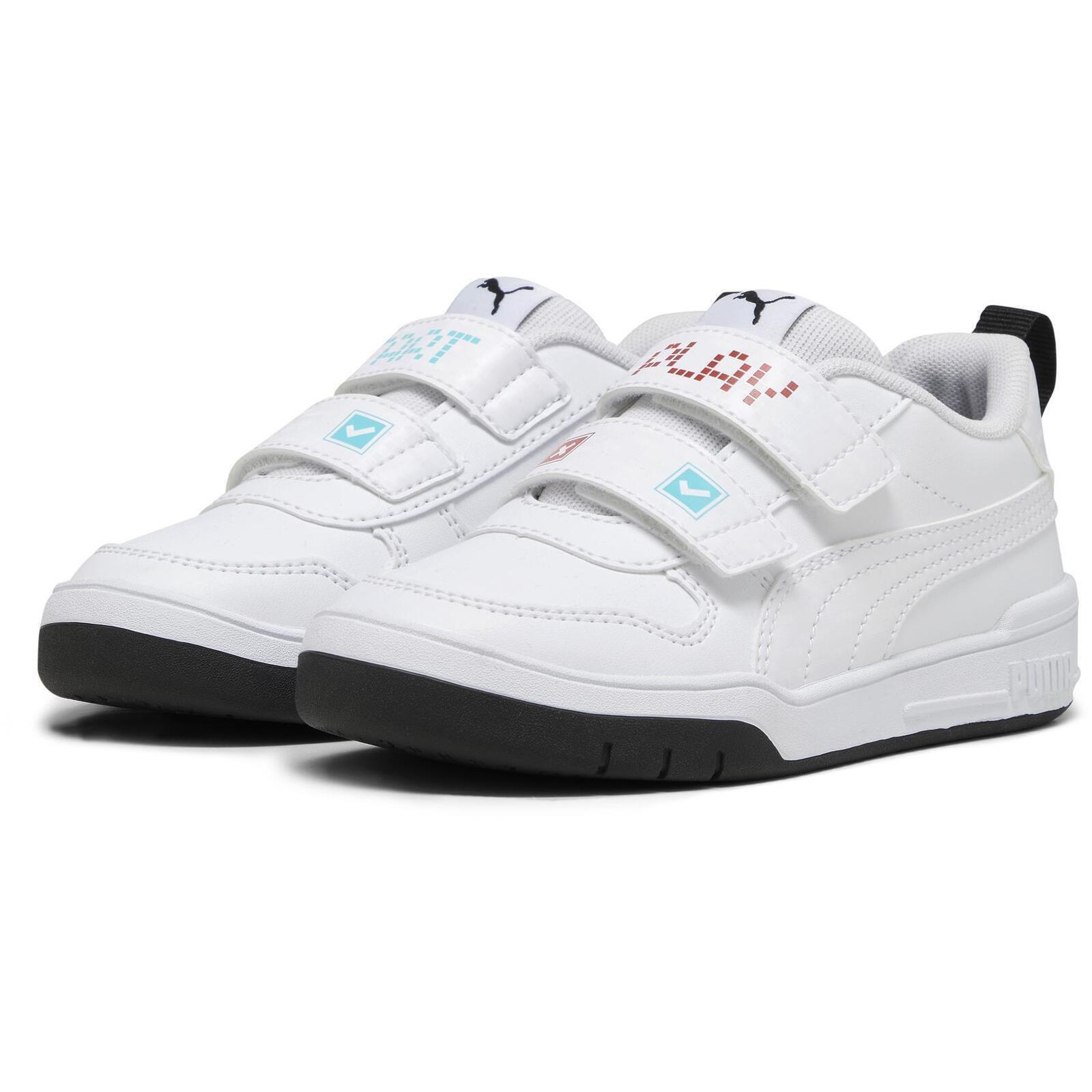 Zapatillas Puma Multiflex SL Play V Ps, Blanco, Niños 4/5