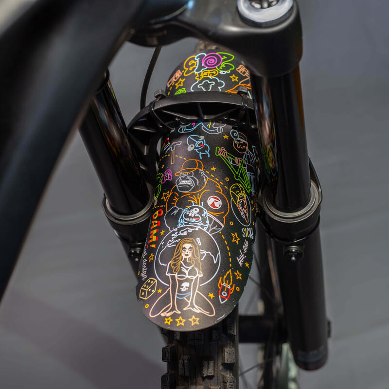 Riesel Design® Mudguard - kol:oss - MTB Schutzblech inkl. Kabelbinder