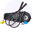 Set SPEEDBADMINTON Raquettes, Balle, Sac, Volant Inclus - Gris/Menthe