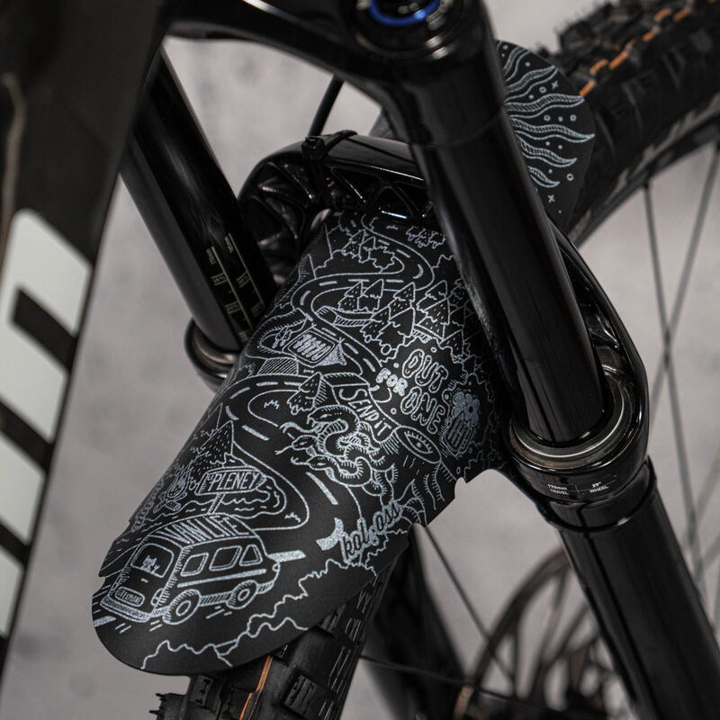 Riesel Design® Mudguard - kol:oss - MTB Schutzblech inkl. Kabelbinder