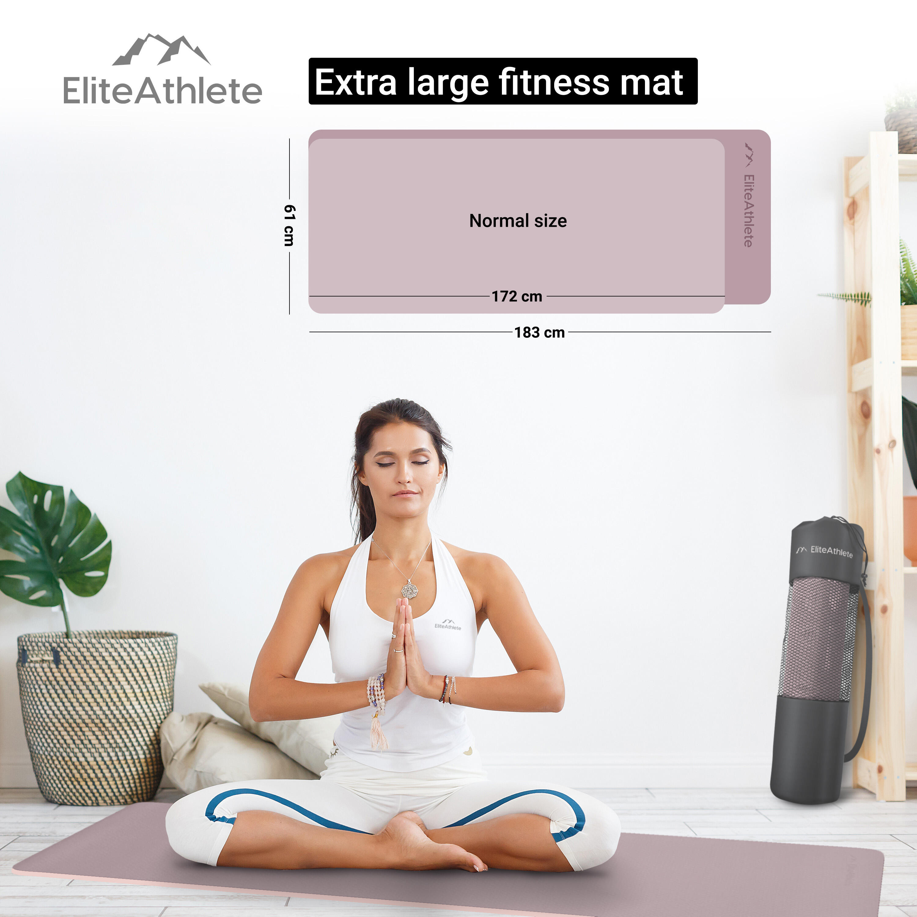 EliteAthlete® Tapis yoga - Tapis de sport - Tapis fitness 3/7