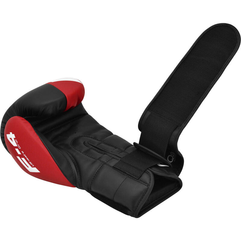 Guante de boxeo F4 entrenamiento ROJO-10 OZ