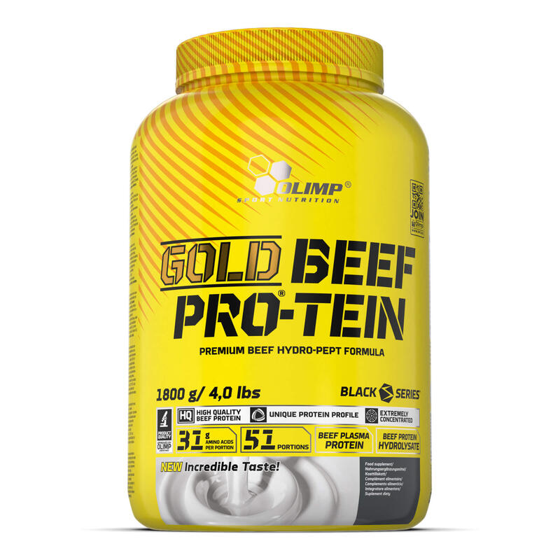 Odżywka białkowa bez laktozy Olimp Gold Beef Pro®-Tein - 1800 g Niebieska jagoda