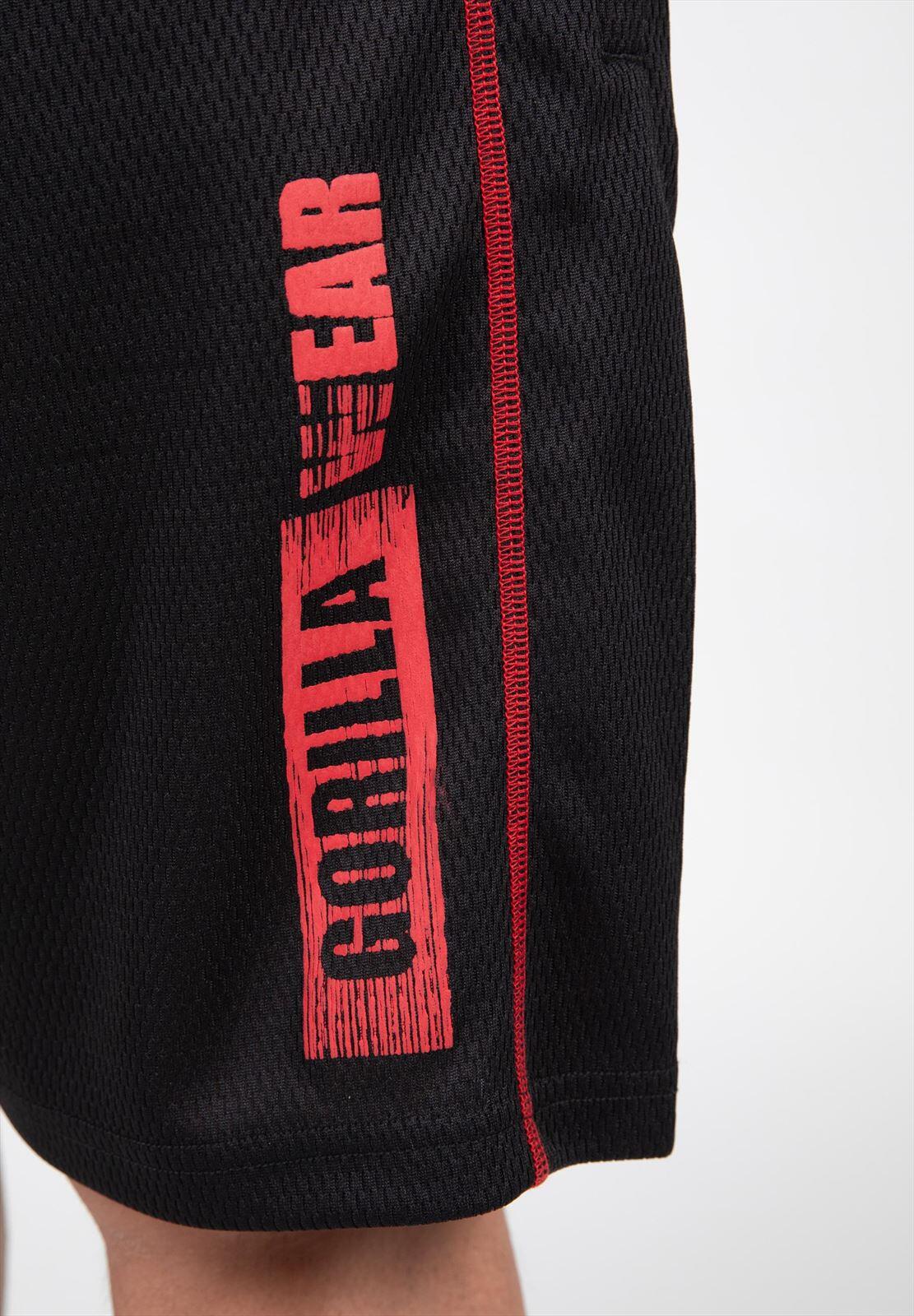 Wallace Mesh Pantaloncini - Nero/Rosso 4/4