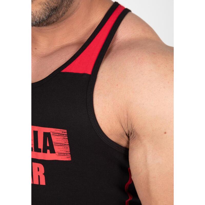 Wallace Tank Top - Black/Red