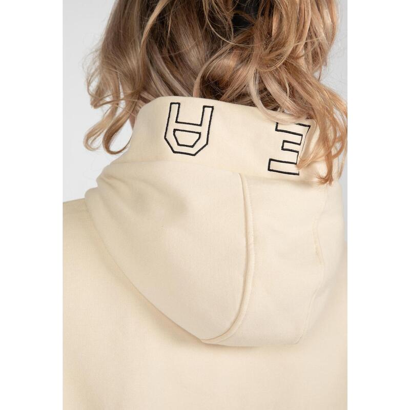 Tracey Cropped Hoodie - Beige