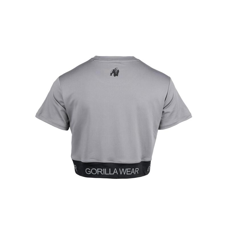 Colby Cropped T-Shirt - Grau
