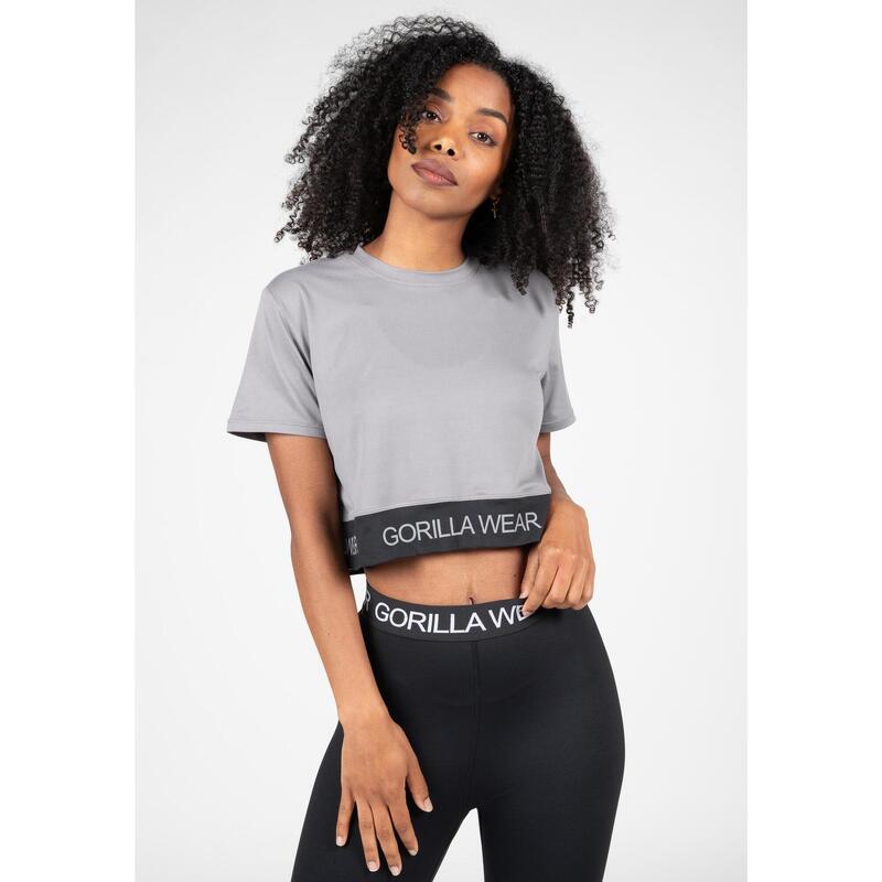 Camiseta Colby Cropped - Gris