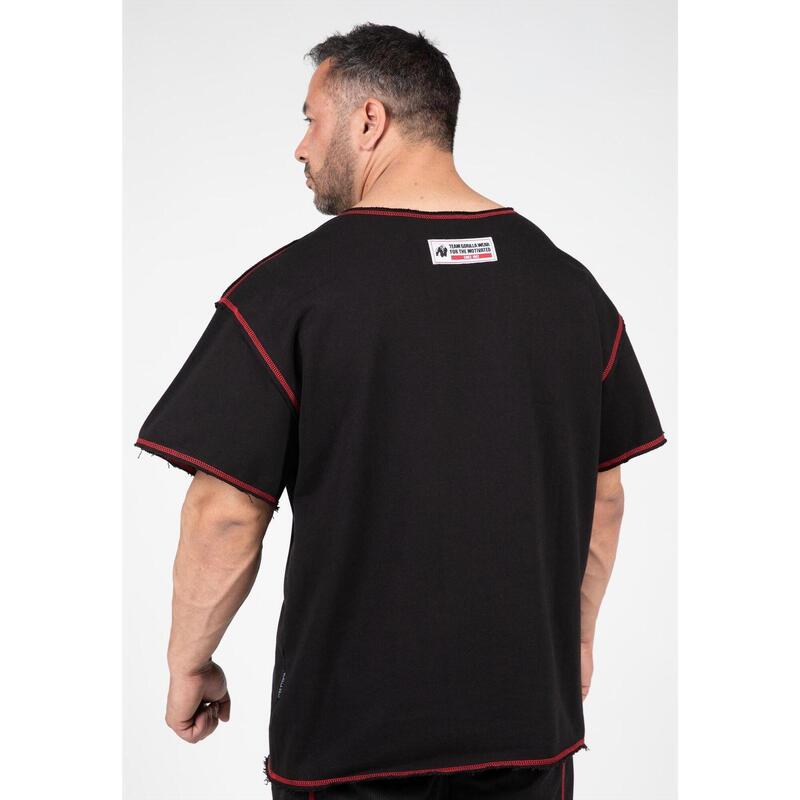 Camiseta de Tirantes Wallace - Negro/Rojo