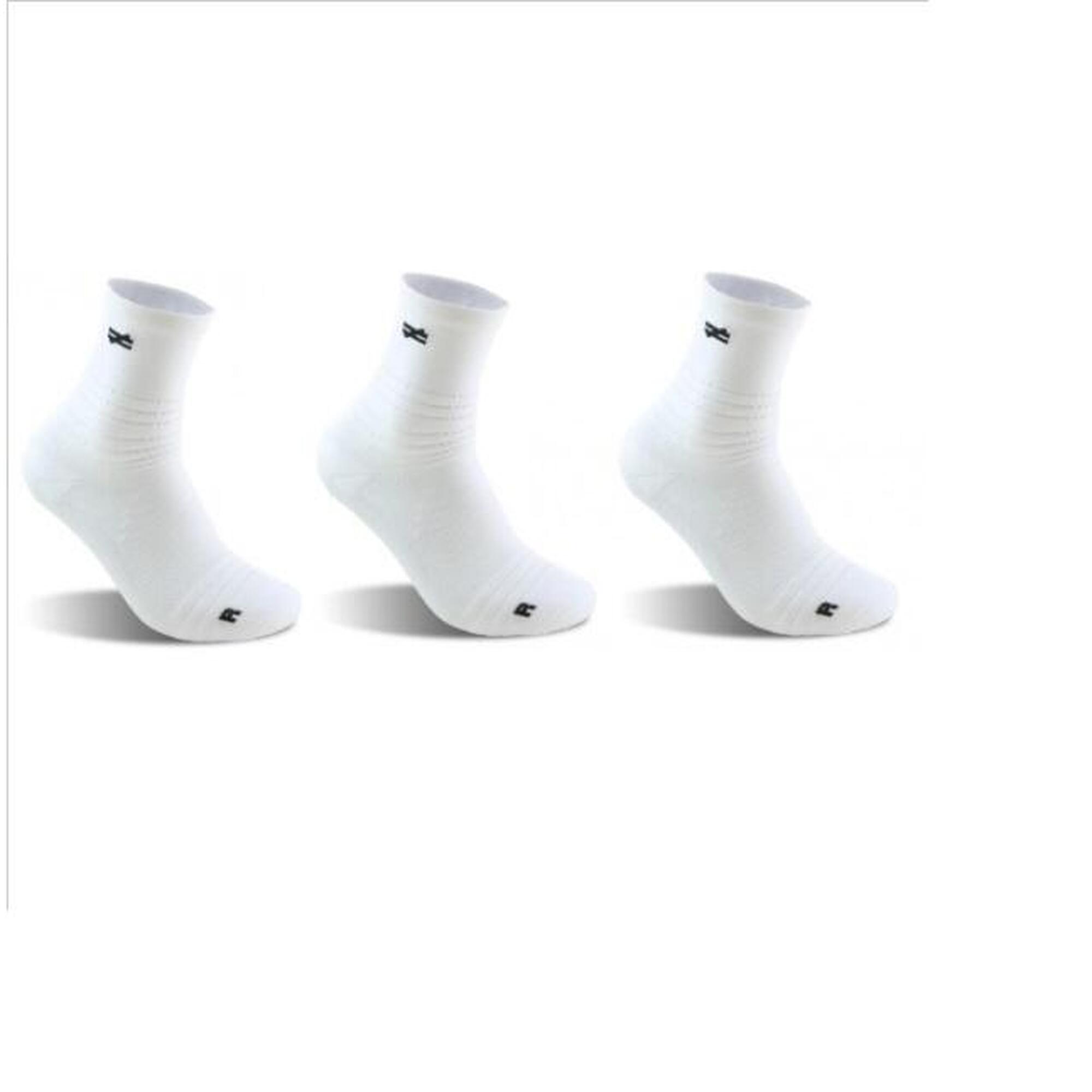 G-ZOX Zero Sports Socks (3 pack) - White