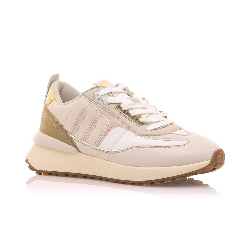 Zapatillas Caminar Mujer MTNG Qamar Beige