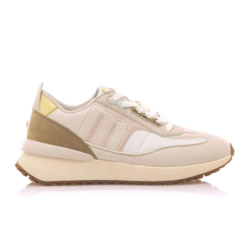 Zapatillas Mustang Joggo Naidos Beige Mujer