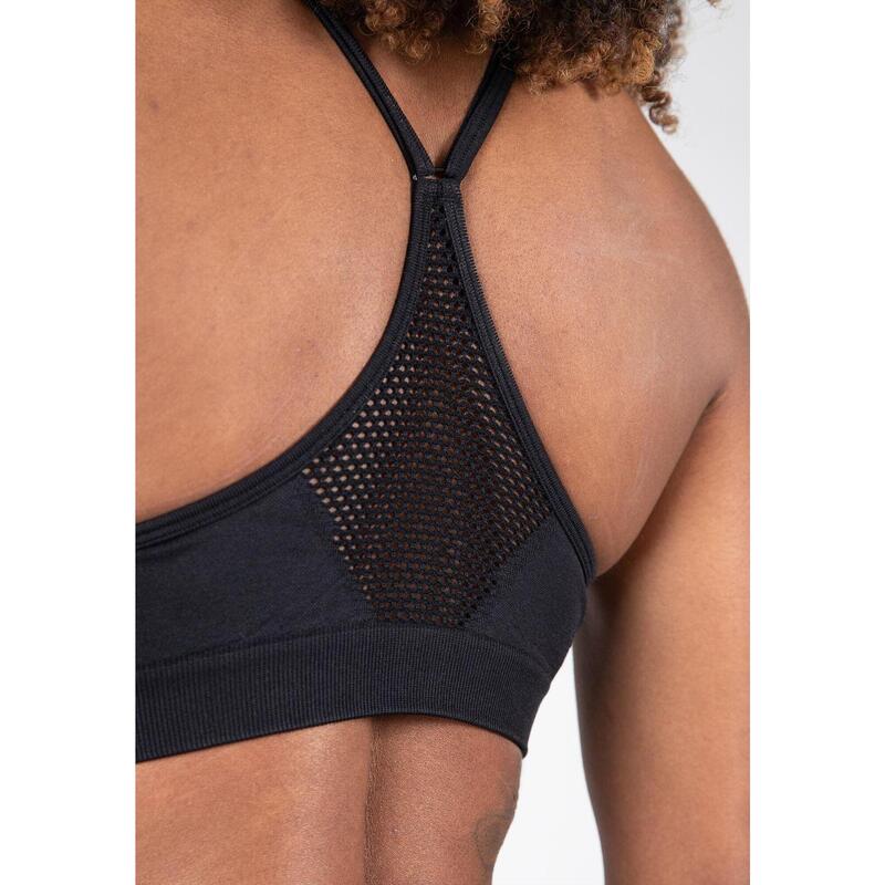 Quincy Sans couture Soutien-gorge de sport - Noir - M/L