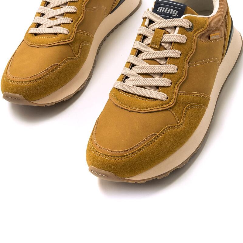 Zapatillas Caminar Hombre MTNG Porland Amarillo