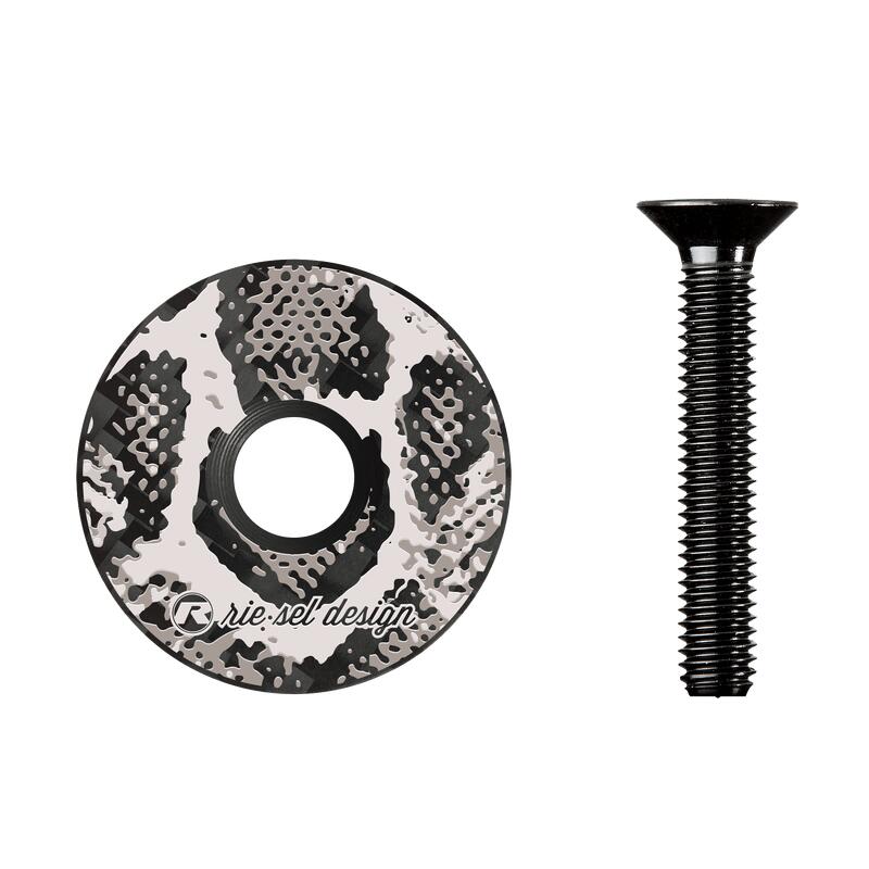 Riesel Design® stem:cap – Vorbaukappe aus Carbon inkl. Aluschraube