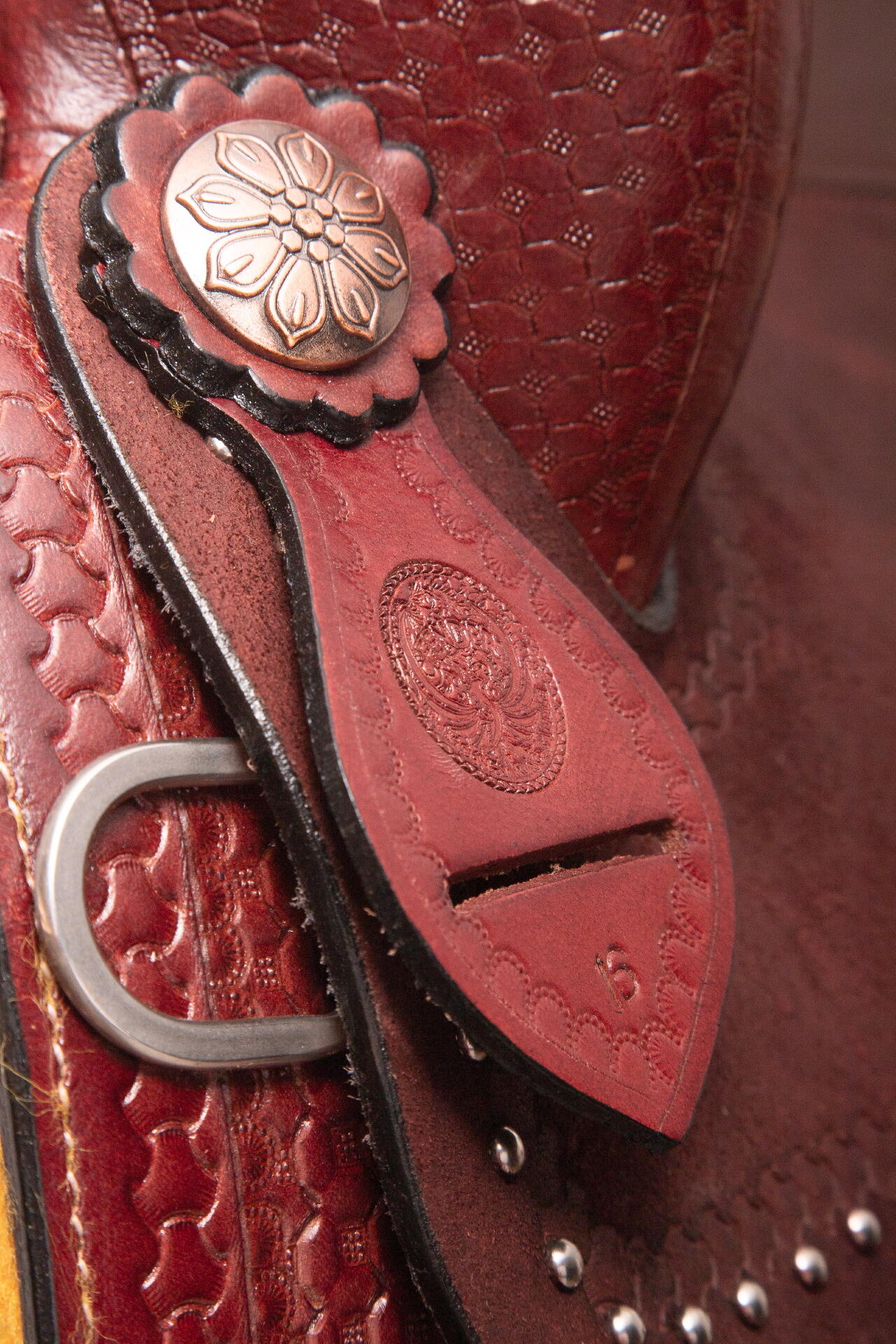Sella Western professionale modello da Barrel Fender Saddle 5/7