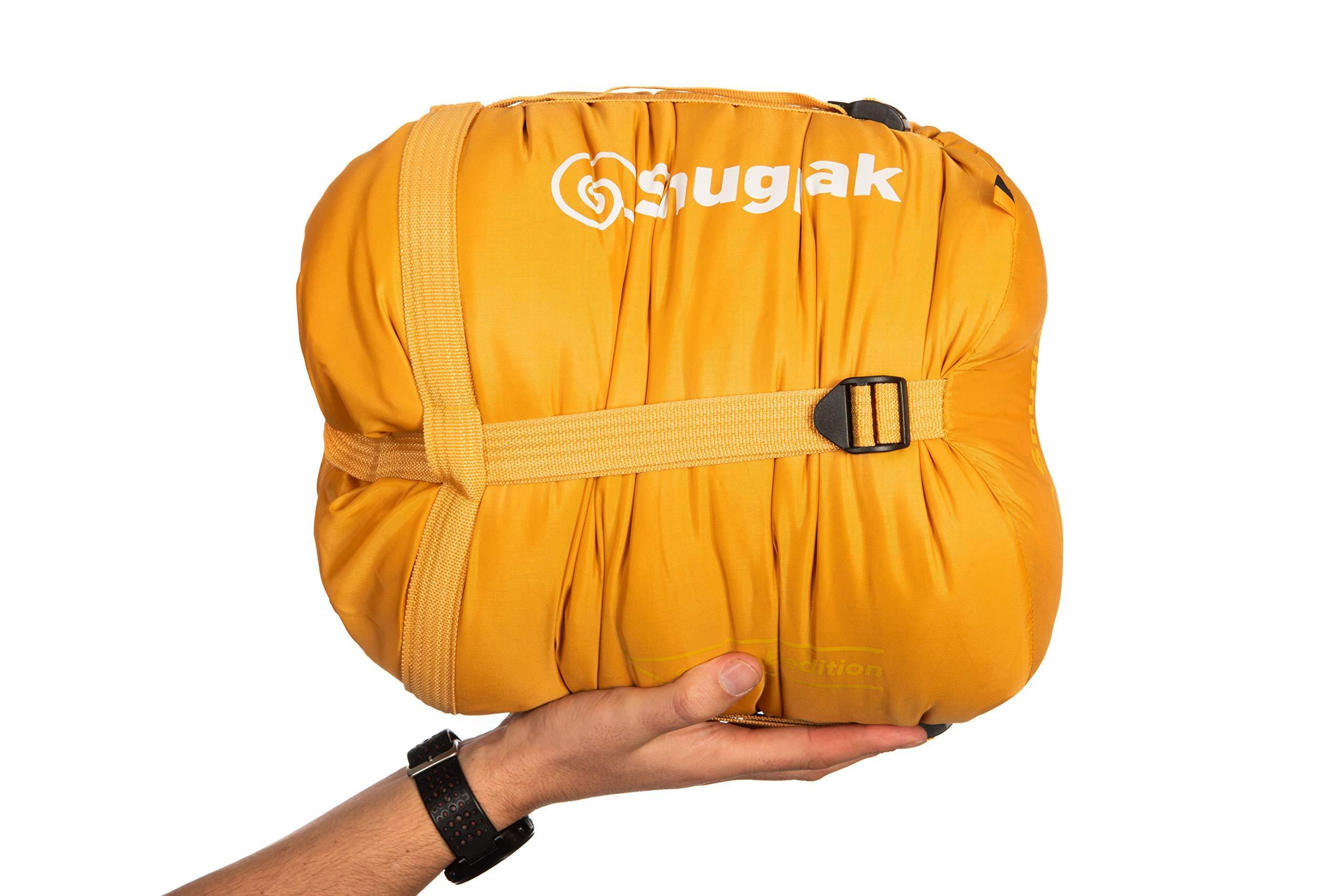 Snugpak  Sleeper Expedition  Basecamp  Sleeping Bag  Yellow, Left Side Zip 2/3